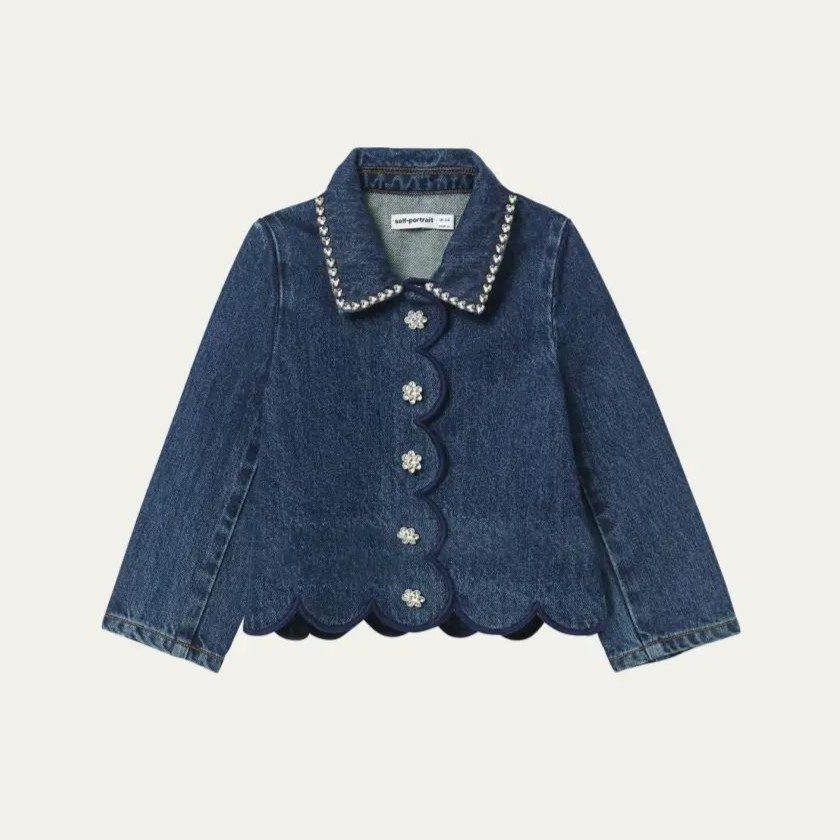 Denim Fringe Jacket